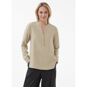 Blouse lange mouwen Van Peter Hahn beige