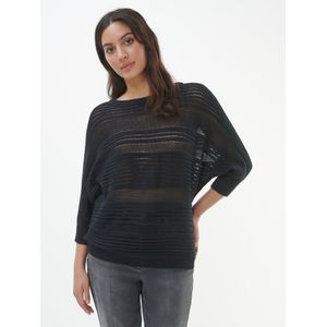 Gebreide trui Van BASLER zwart