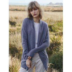 INCLUDE - Vest - Blauw - 100% Kasjmier - Lange Mouwen