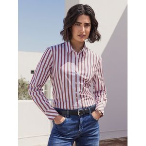 Blouse 100% katoen Van Peter Hahn wit