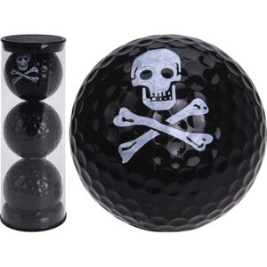 Legend Legend 3-Pack Black Skull GolfballenGolfballenGolfballenGolf