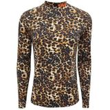 SPINES - Leopard - Skipully - Dames - Thermoshirt - Warmte-isolerend en Ademend