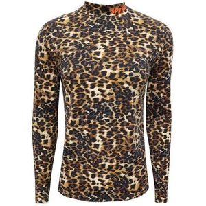 SPINES - Leopard - Skipully - Dames - Thermoshirt - Warmte-isolerend en Ademend