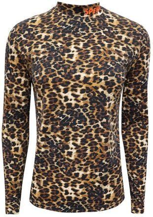 SPINES - Leopard - Skipully - Dames - Thermoshirt - Warmte-isolerend en Ademend