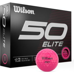 Wilson - Fifty Elite - Golfballen - Wit - Rubber