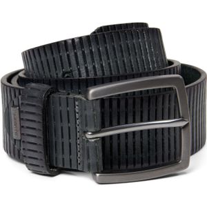 Alberto Leather Belt Stripe Stamp RiemenSALE Golfkleding HerenGolfkleding - HerenSALE GolfkledingGolfkledingSALEGolf