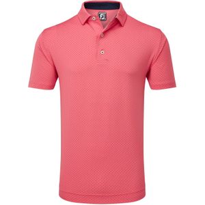 Footjoy Stretch Dot Print SS Polo Polo shirtsGolfkleding - HerenGolfkledingGolf