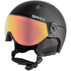 Sinner Titan Visor Red Mirror WintersporthelmenBeschermingWintersport