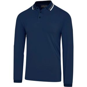 Island Green - Long Sleeve Polo Shirt - Heren - Zacht - Golfkleding