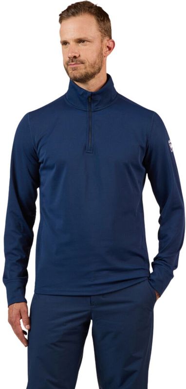 Rossignol - Stretch Half Zip - Midlayer - Navy - Heren Wintersportkleding