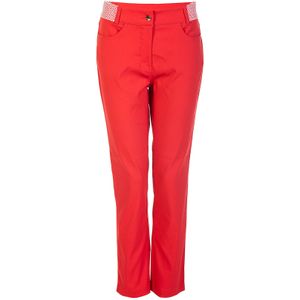 JackNicklaus solid pant w/Print Waistband BroekenOutlet Golfkleding DamesGolfkleding - DamesJackNicklausOutlet GolfkledingGolfkledingGolf