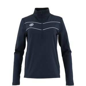 Tennistrui The Indian Maharadja Women Baroda Chevron Half Zip Navy