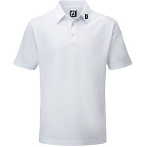 FootJoy - Stretch Pique - Poloshirt - Wit - ProDry Stof - SPF 30 Bescherming