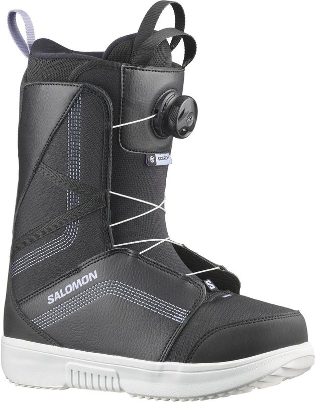 Salomon - Dames Snowboardschoenen - Scarlet Boa Black/Persian Violet - Zwart