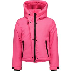 Super Rebel Twister Girls Big Hooded  Jacket Twill WintersportjassenWintersportkleding KinderenWintersportkledingWintersport