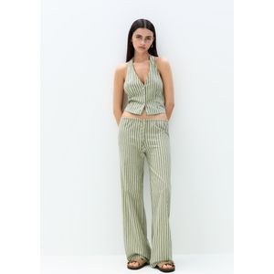 Gestreepte Rustieke Broek