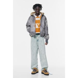 Baggy Jeans Met Touwprint