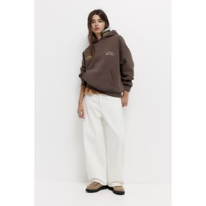 Capuchonsweater Met Grafische Print