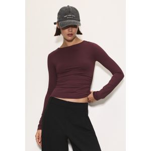 Polyamide T-Shirt Met Open Rug