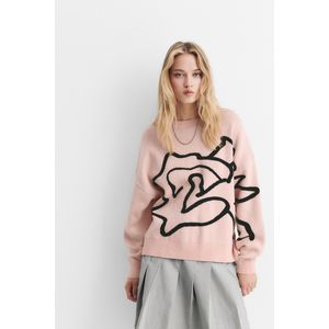 Trui Met Bloemenprint