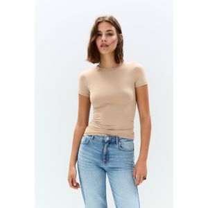 T-Shirt Van Polyamide Met Korte Mouw