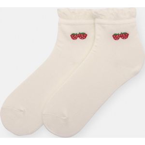 Geschulpte Aardbeisokken