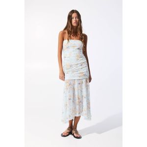 Tule Midi-Jurk Bloemen