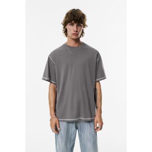 T-Shirt Met Contrasterende Naden