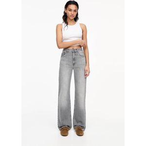 Straight Jeans Met Hoge Taille