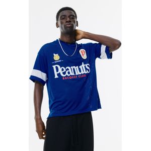 Blauw Mesh Snoopy T-Shirt