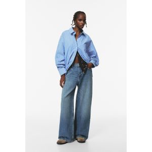 Baggy Jeans Met Halfhoge Taille