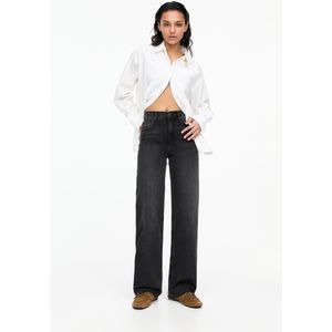 Straight Jeans Met Hoge Taille