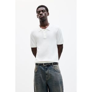 Tricot Polo Met Korte Mouw