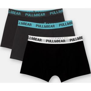3-Pack Boxershorts Met Blauwe Tailleband