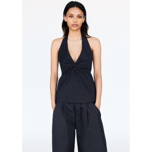 Haltertop Met V-Hals