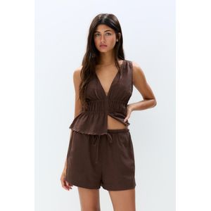 Rustieke Linnenmix Bermuda