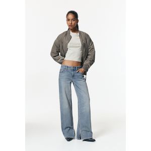 Straight Jeans Met Splitten