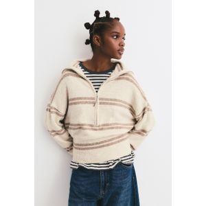 Trui Met Wijde Hals En Rits