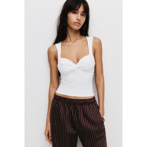 Polyamide Top Met Knoop