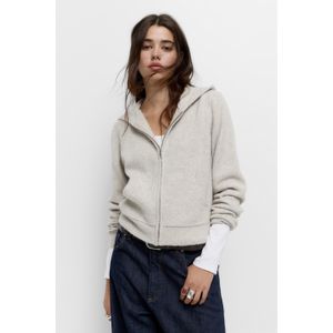 Cárdigan Met Capuchon En Rits