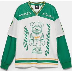 Stwd Voetbal T-Shirt Met Beer