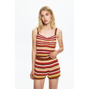 Gestreept Crochet Short