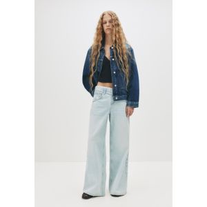 Baggy Jeans Met Omgeslagen Taille