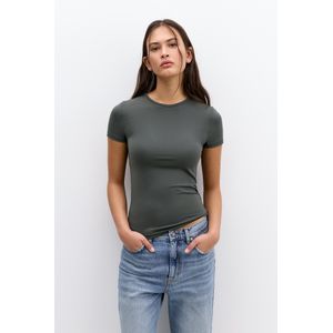 T-Shirt Van Polyamide Met Korte Mouw