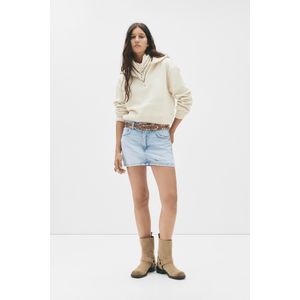 Jeansminirok Met Scheuren