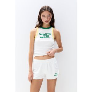 Brazilian - Short - Wit - Katoenmix