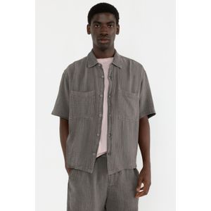 Chiffon Blouse Met Korte Mouw