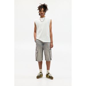 Stwd Skater Denim Cargo Bermuda