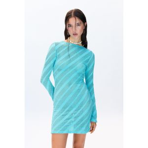 Korte Opengewerkte Jurk