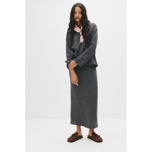 Rechte Midirok Van Zachte Stof